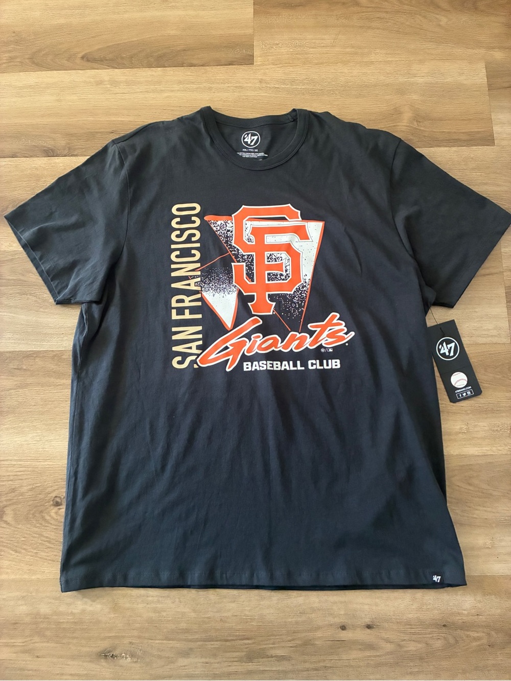 NWT ’47 Brand San Francisco Giants Baseball Club Graphic Tee Adult MLB Shirt